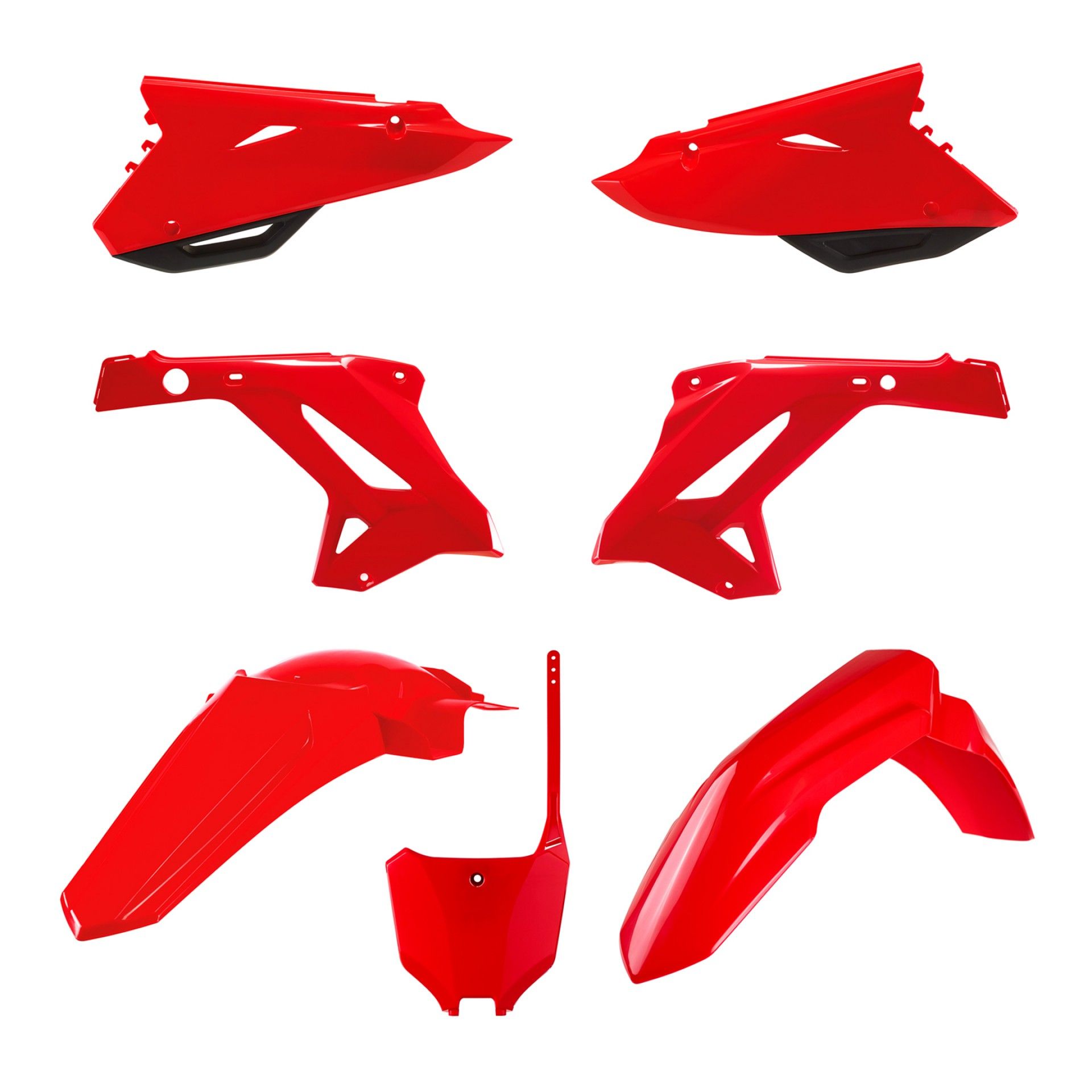 Polisport komplekt Honda restyling CR125/250 (00-01) CRF(22) stiilis punane