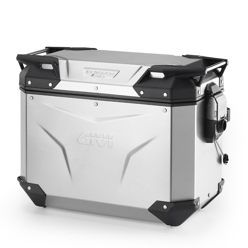 Givi Trekker Outback EVO naturaalne alumiiniumist külgkott vasak 44 l müüakse ilma lukuta