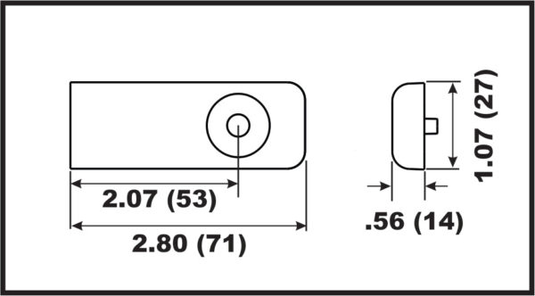 Anood alumiinium Trim Cylinder Mercury Verado 6
