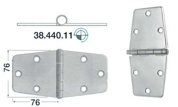 SS hing 152x76