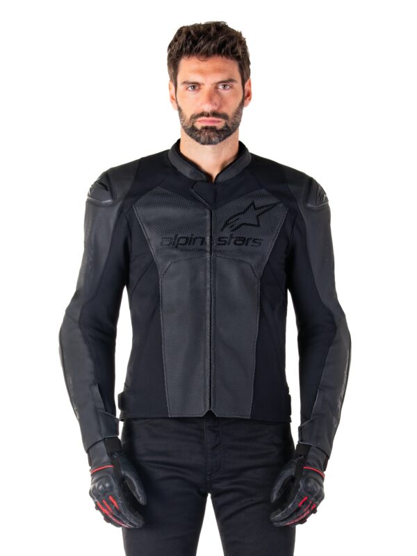 Alpinestars nahktagi Faster v3 Airflow Black/Black, 54