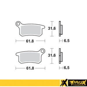 ProX esipiduriklots esiratas KTM65SX '02-23 + KTM85SX '03-11