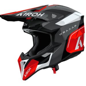 Airoh kiiver Wraaap Conquer Red läikiv, 2XL