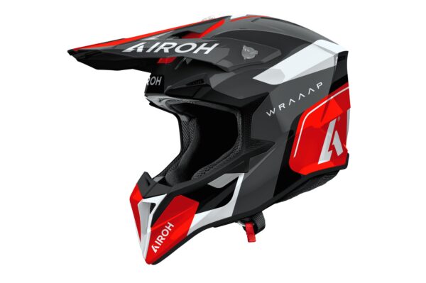 Airoh kiiver Wraaap Conquer Red läikiv, 2XL