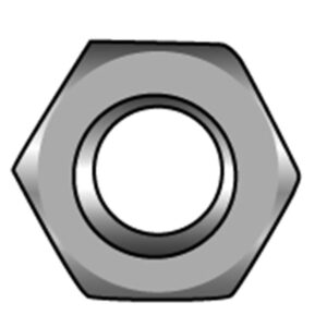 hexagon-nut-m6-din934-a4-10-pack