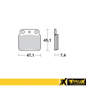 ProX tagapiduriklots tagaratas LT-Z400 '03-13 + LT-R450 '06-11 + KFX400