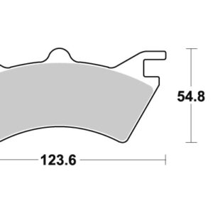Sbs piduriklotsid Sintered ATV