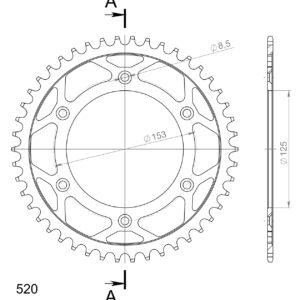 Supersprox tagumine hammasratas 210.46