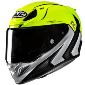 HJC kiiver RPHA 12 Kos Yellow Fluo/Black/Gray MC3H, L