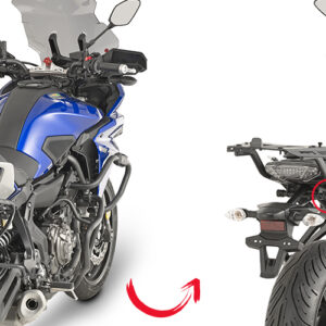 Givi spetsiifiline kiirkinnitusega külgpakiraami hoidik V35 MONOKEY® külgkottidele