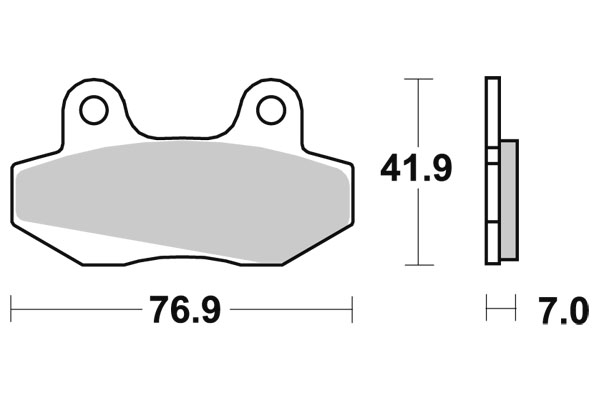 Sbs piduriklotsid keraamilised (551HF)