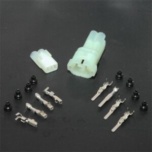 electrosport-2-pin-inline-sealed-connector-set-clear