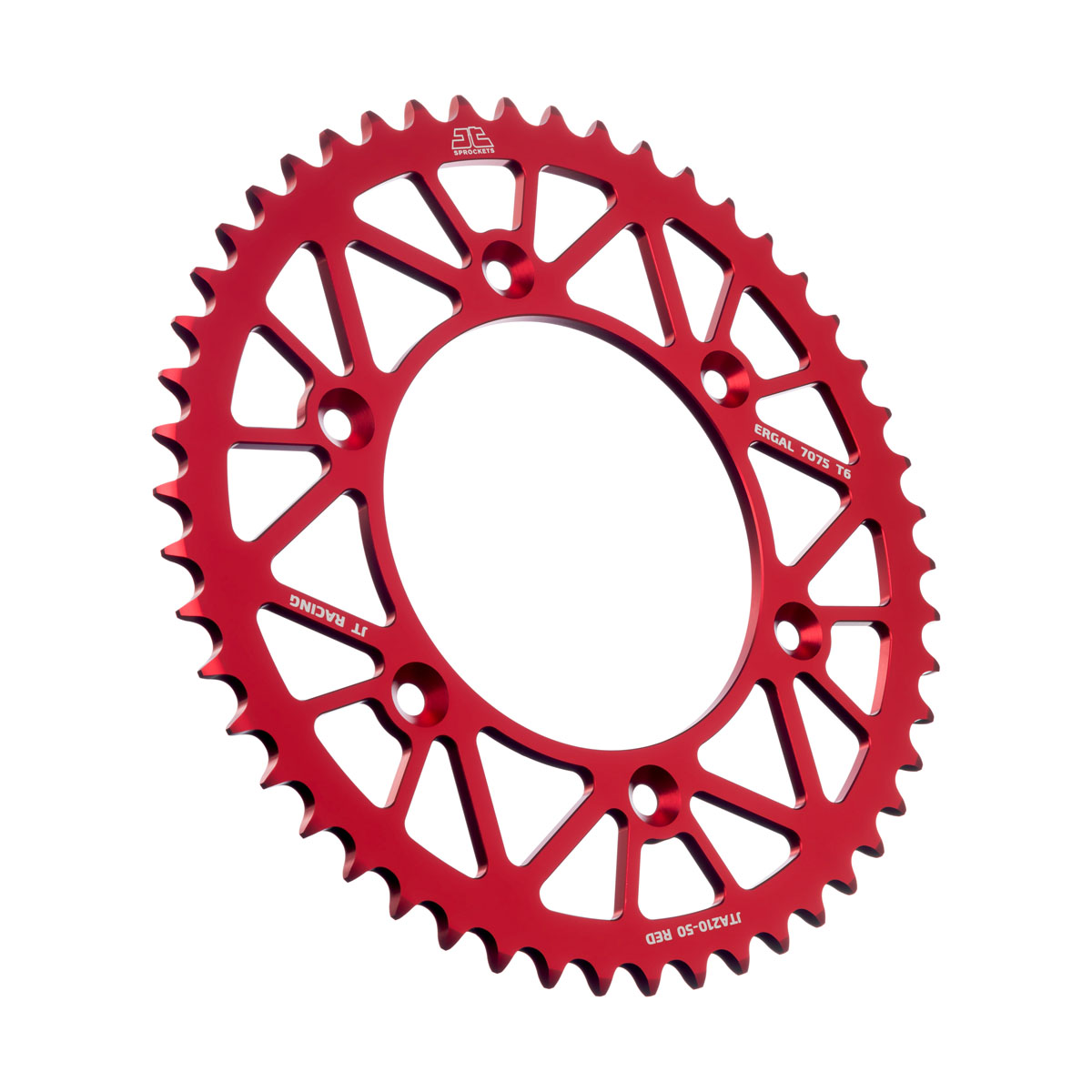 JT tagumine alumiiniumist tagaratas 7075 T6 punane JTA210.50RED