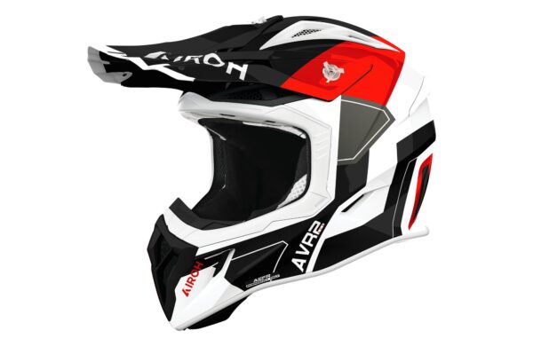 Airoh kiiver Aviator Ace 2 Shield Red gloss, L