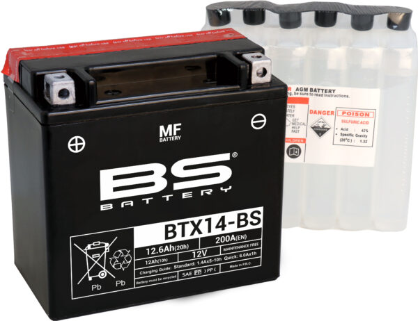 BS Battery BTX14-BS MF (cp) hooldusvaba
