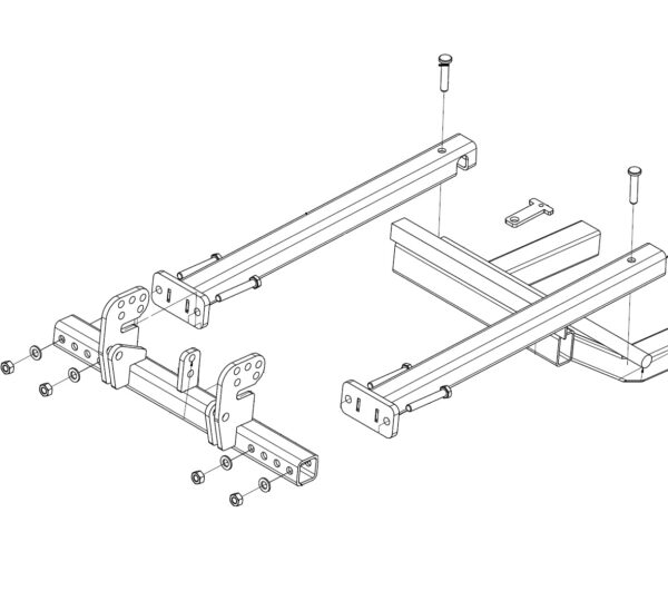 Bronco adapter V-labidale 75-804800 Yamaha tõukeraamile