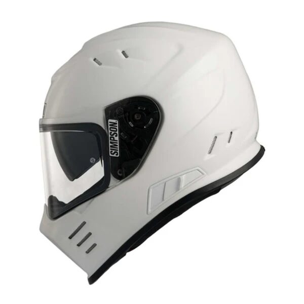 SIMPSON kiiver Venom 06 solid gloss white, M