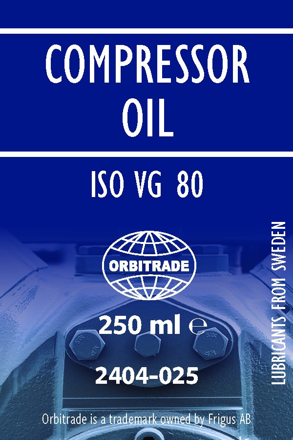 Orbitrade kompressoriõli ISO VG 80 250ml