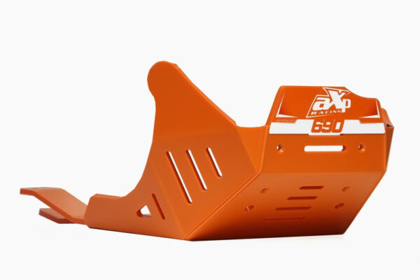 AXP Adventure HDPE kaitseplaat 8mm oranž KTM 690 ENDURO R / 690SMC R 09-25