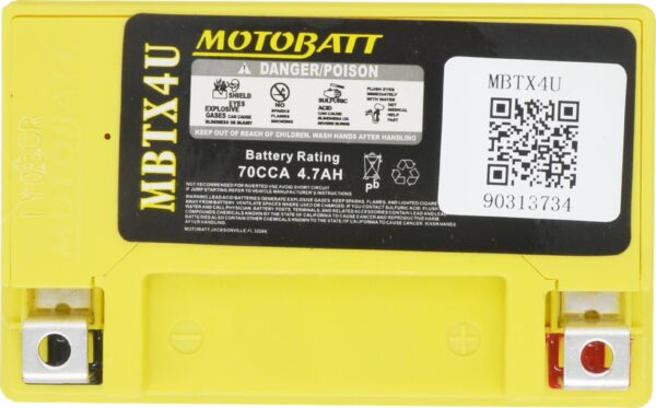 Motobatt aku MBTX4U