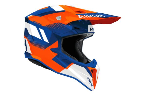 Airoh kiiver Wraaap Vision Orange/Blue läikiv, M