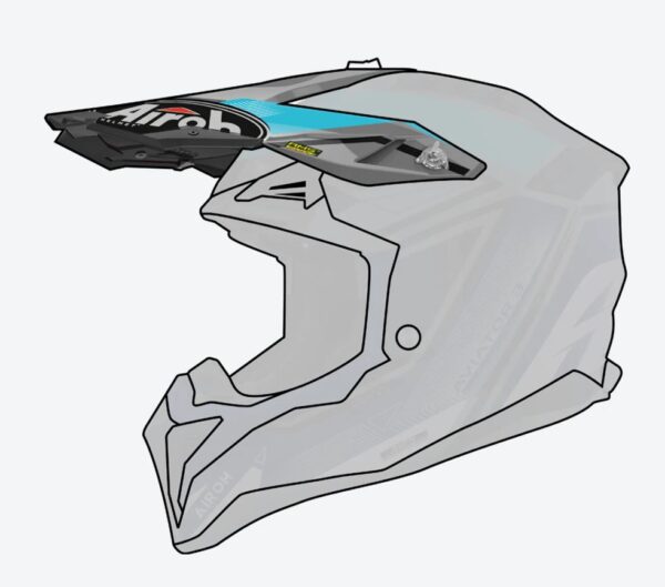 Airoh Aviator 3 Peak visiir League sinine läige