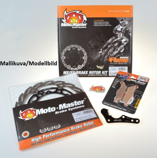 Moto-Master ujuv pidurikomplekt 260 Offroad KTM Freeride E / SX 85 (ketta-adapter-piduriklots