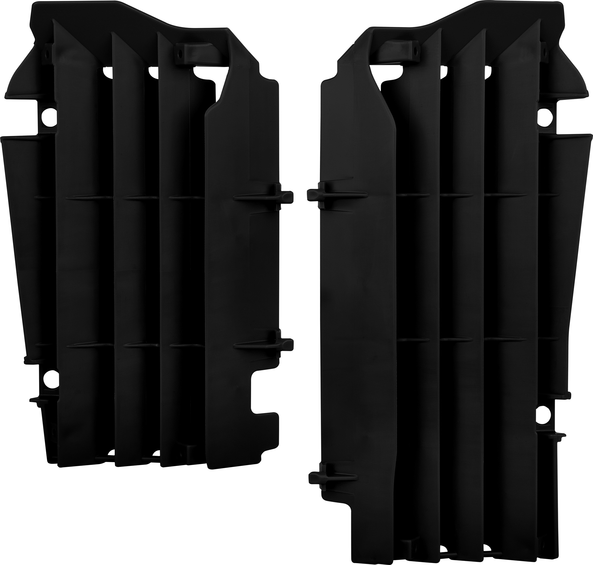 Polisport radiaatori deflektorid Kawasaki KX250F(17-20) OEM värv must (8)