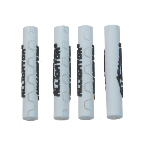 Kaablikesta kaitse ALLIGATOR sakiline. käiguvahetuskaablile 4 mm. 4tk/pk. valge