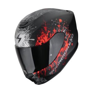 SCORPION kiiver EXO-391 WOLF Matt Black-Red, L