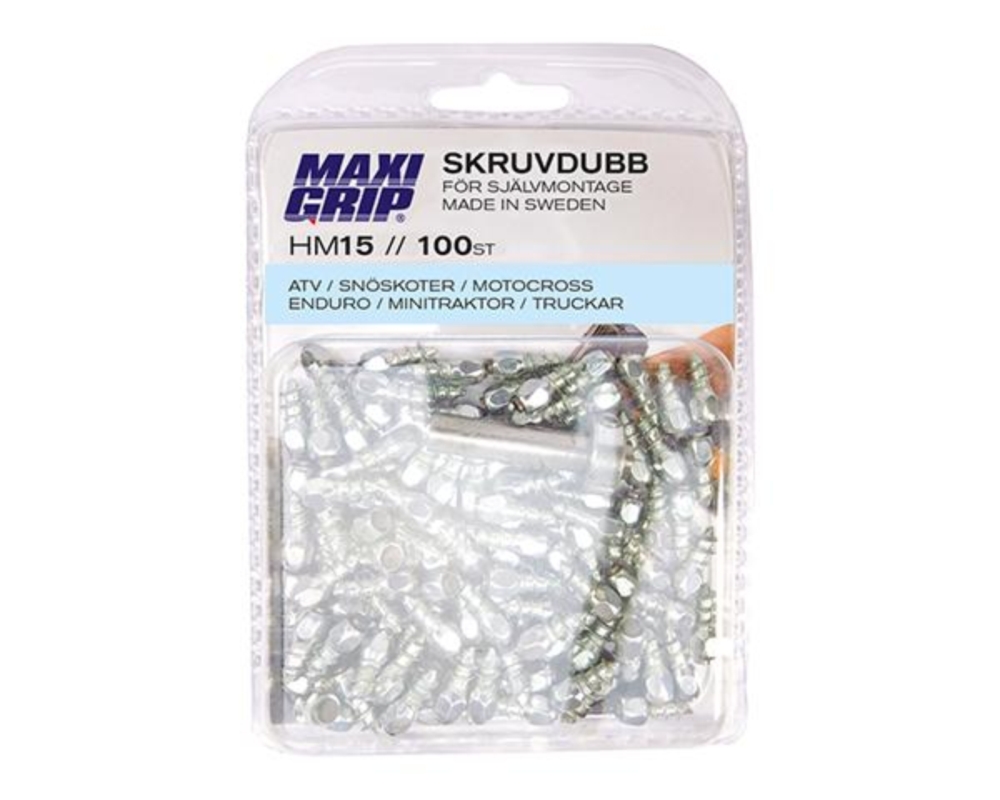 MaxiGrip naastud 15mm 100 tk koos paigaldustööriistaga