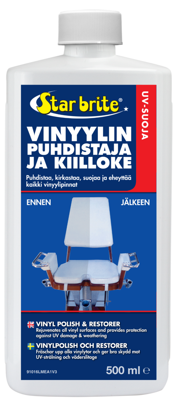 Star brite vinüüli puhastus- ja poleerimisvahend Vinyl Cleaner & Polish 500 ml