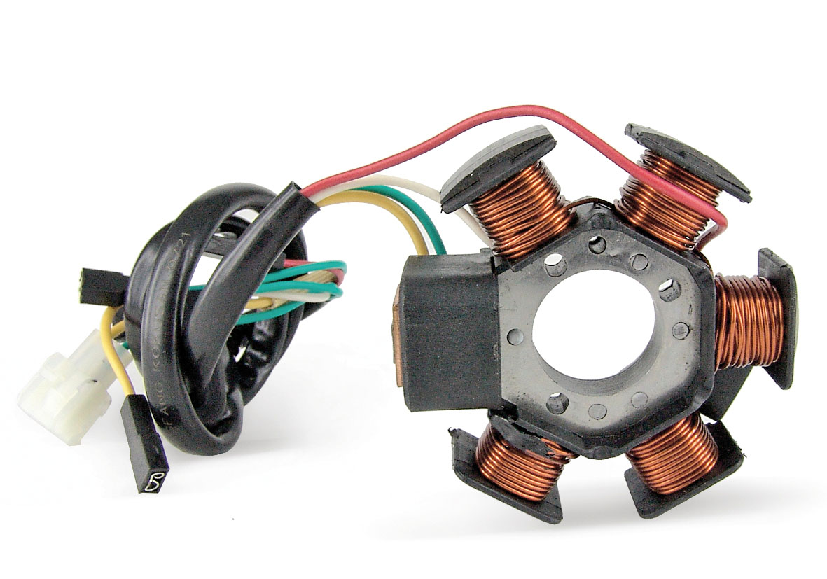 Tec-X Stator Ducati-mudelile Minarelli AM6 / Derbi mootorile EBE EBS D50B