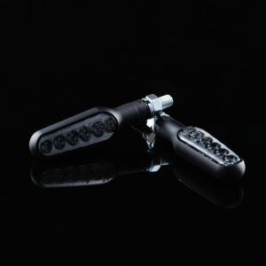 Daytona D-light Stellar järjestikused LED-indikaatorid must korpus