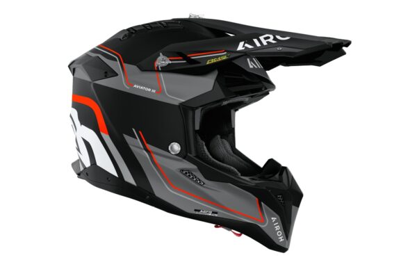 Airoh kiiver Aviator 3 Leader Orange matt, XL