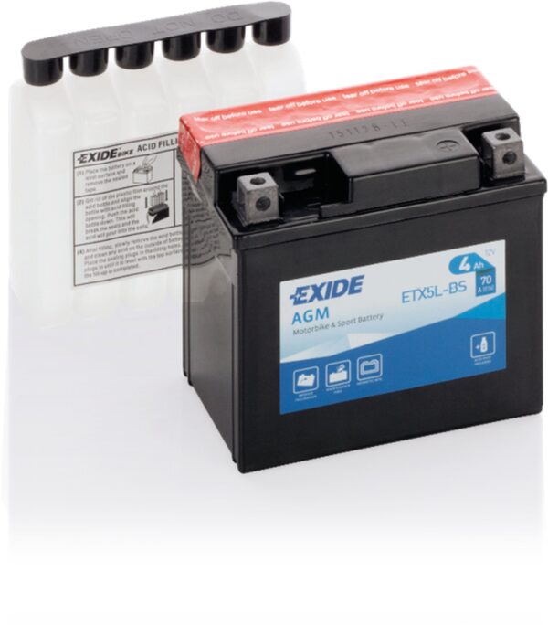 Exide aku ETX5L-BS