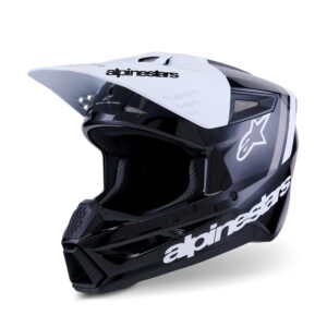 Alpinestars kiiver S-M3 Radium Black/White, L