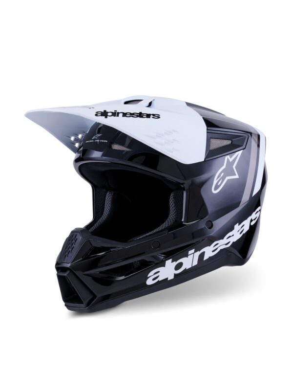 Alpinestars kiiver S-M3 Radium Black/White, L