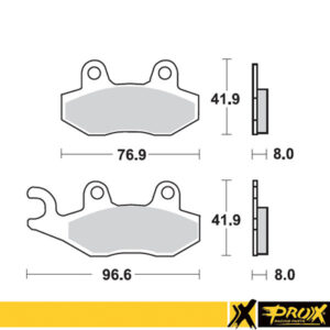 ProX esipiduriklots RM125/250 '89-95 + YZ125/250 '90-97