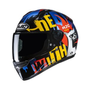 HJC kiiver C10 Fop Black/Yellow/Blue MC23, L