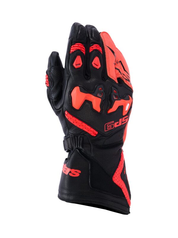 Alpinestars kindad SP-9 Black/Red Fluo, 3XL