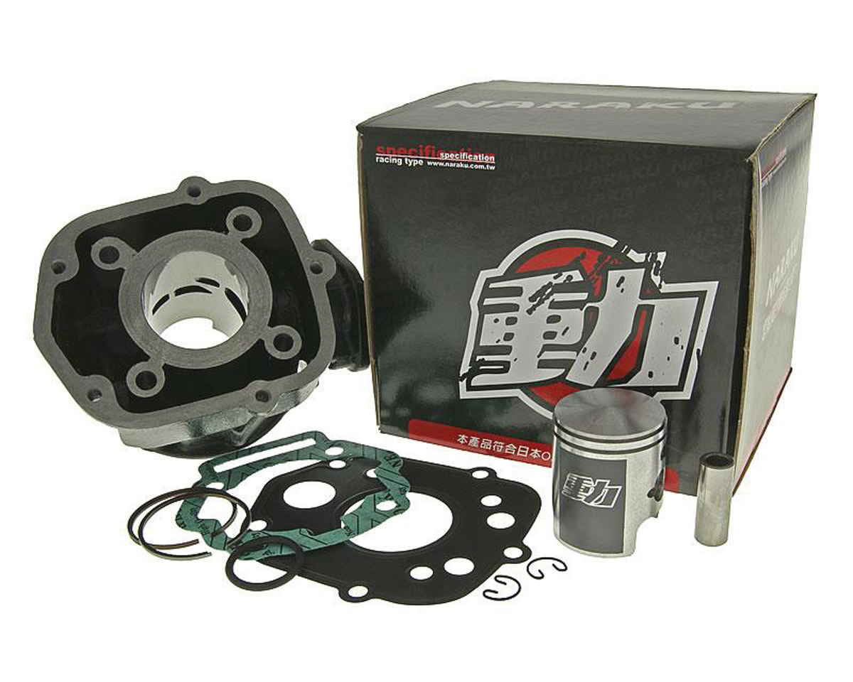 Naraku silindrikomplekt 50 cm³ Derbi Senda 06- / Aprilia RXSX 06- / Gilera SMTRCR