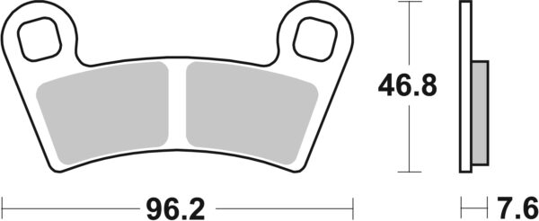 Sbs piduriklotsid paagutatud offroad