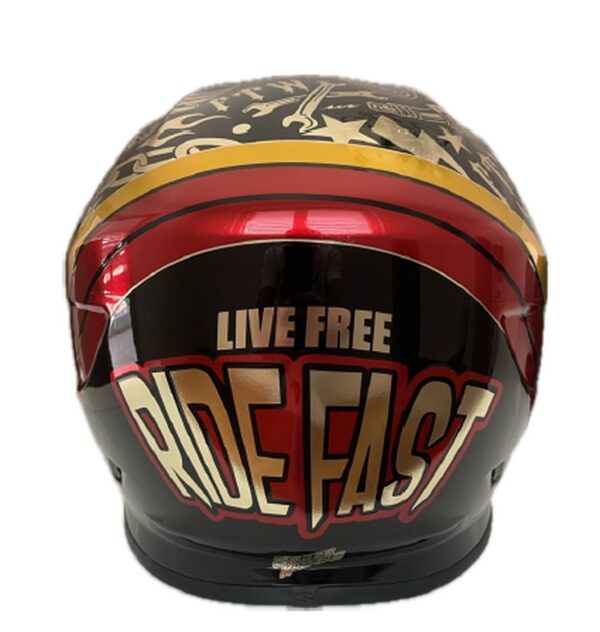 SIMPSON kiiver Venom Tatoo must/kroom, S