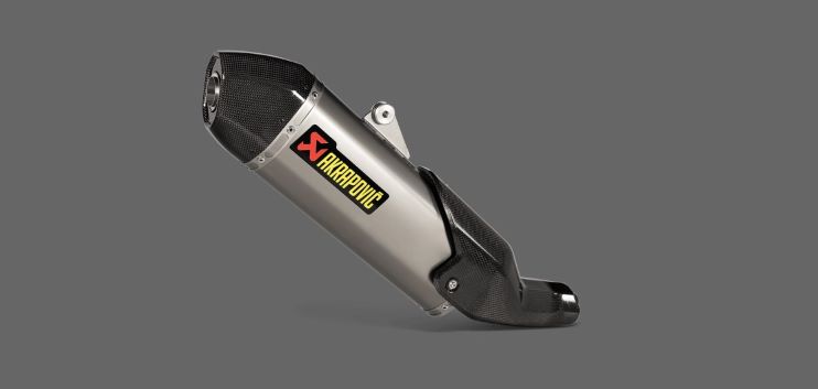 Akrapovic Slip-On Line (titaan) Ducati Desertx 2022-