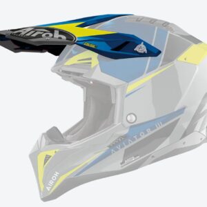 Airoh Aviator 3 Peak Push sinine läikiv