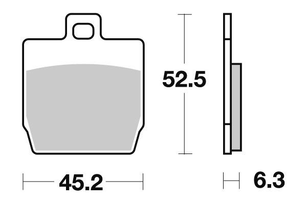 Sbs piduriklotsid keraamilised (731HF)