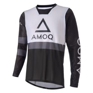 AMOQ Airline Mesh jope Must/Valge, 2XL