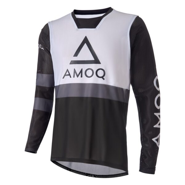 AMOQ Airline Mesh jope Must/Valge, XL