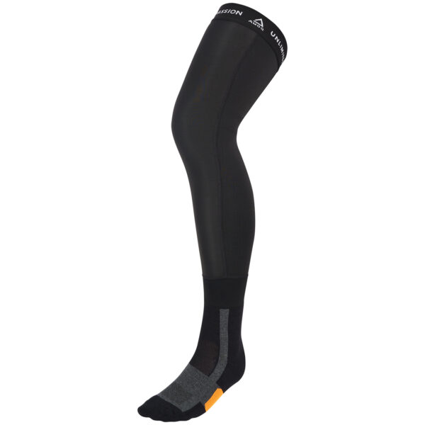 AMOQ põlvetoe sokid Black, S/M